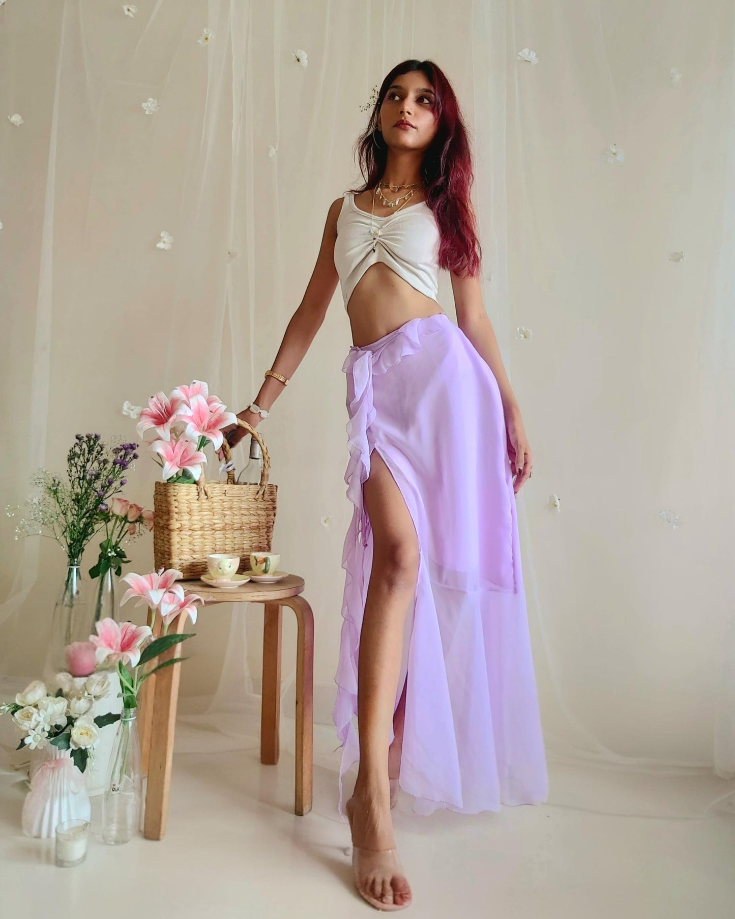 Petal dance skirt