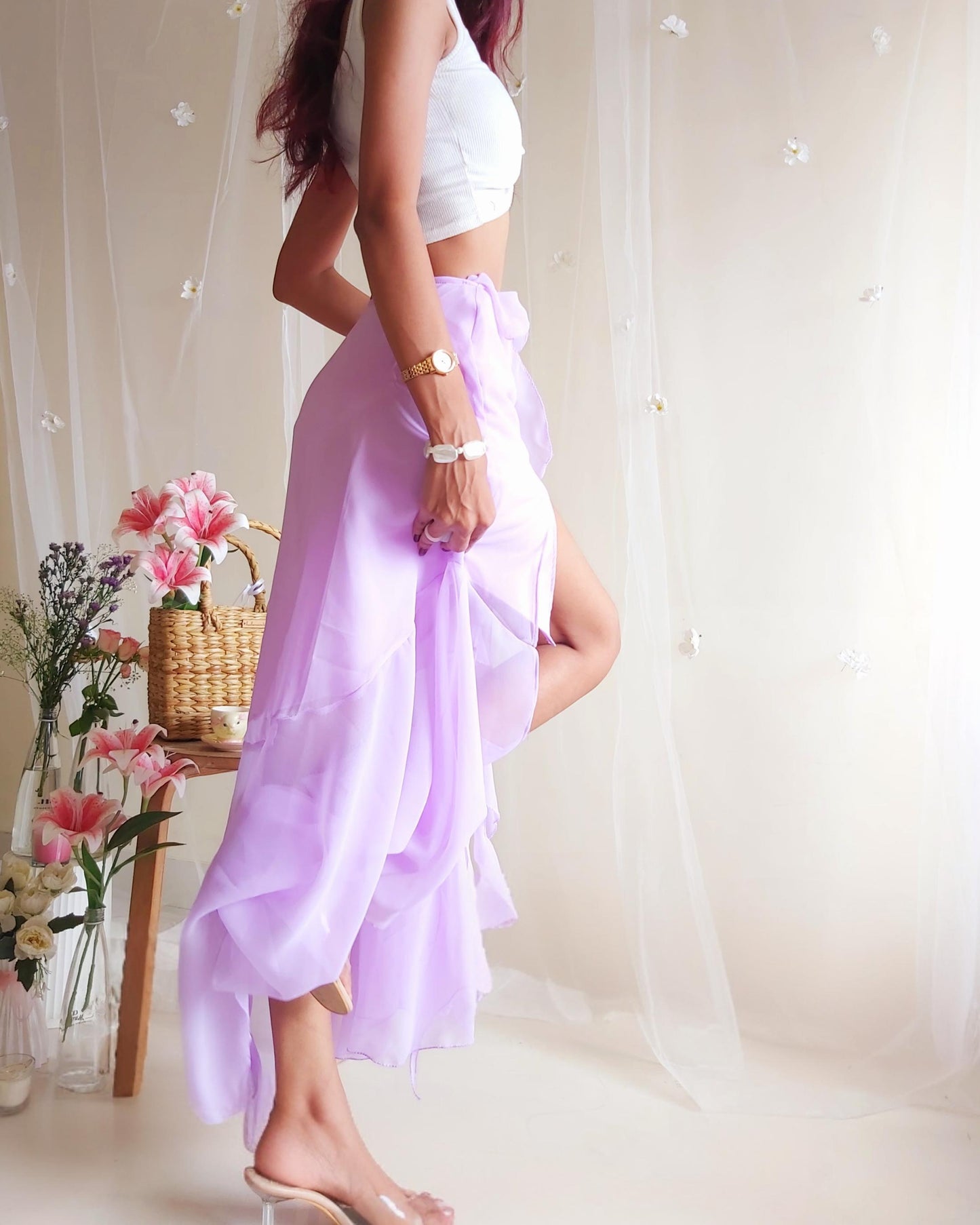 Petal dance skirt